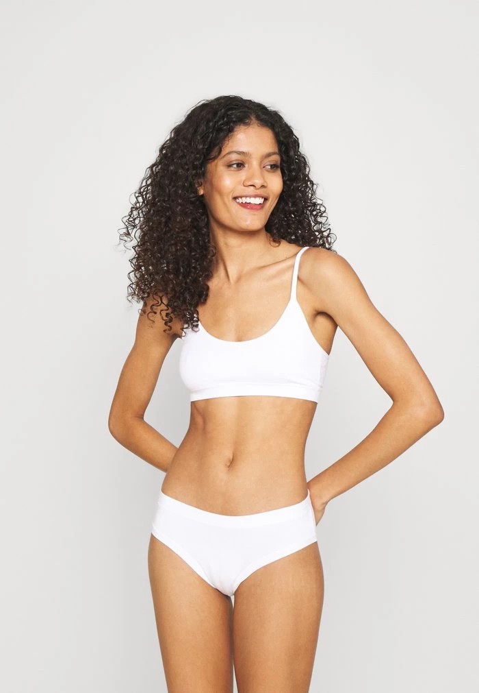 Soutien Gorge Sport ANNA FIELD Anna Field 2pp Seamless Crop Top Blanche Femme | WFS-1017499